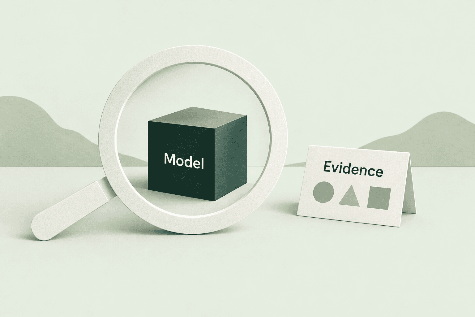 Model resources are inspected using supporting evidence.